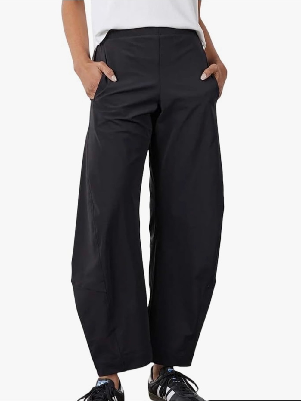 Wide-Leg Women’s Pants in Black